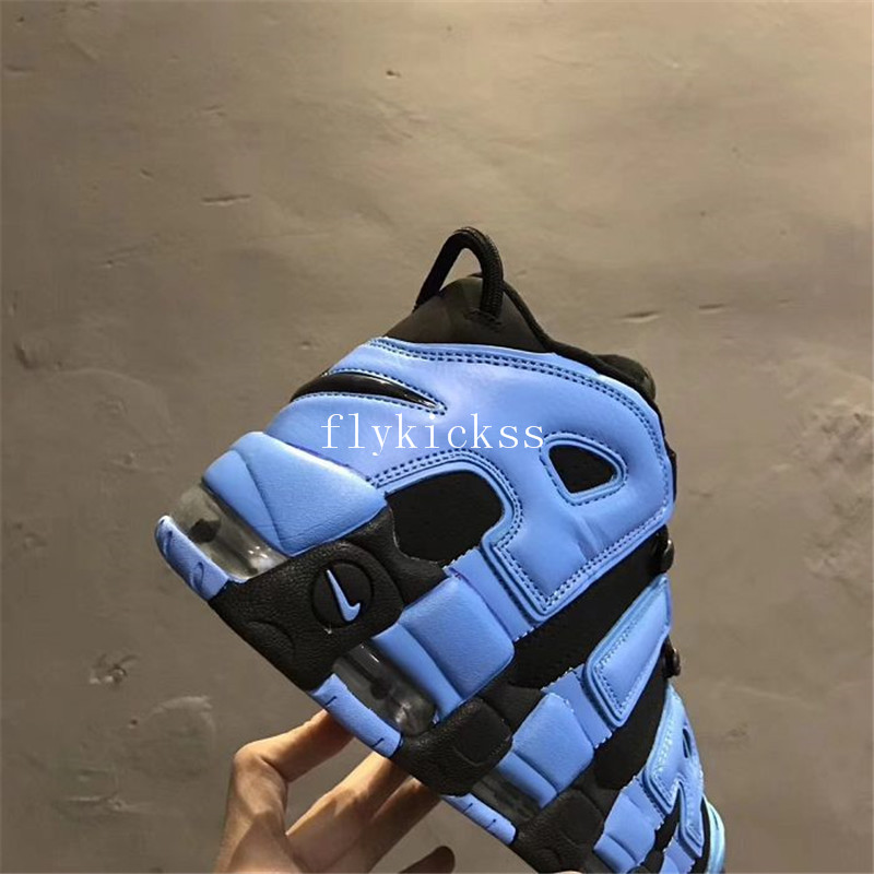 Nike Air More Uptempo Blue Black